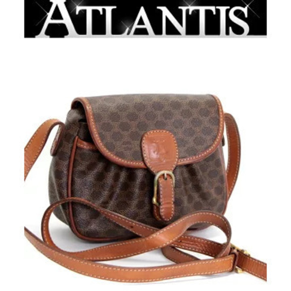 Celine Macadam Shoulder Bag Brown - Picture 1 of 6